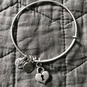 Alex and Ani heart bracelet